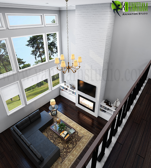 Living Room Interior Design - Our Interior Design Studio has Expertise in Living Room Interior Design, photo-realistic renderings studio, 3d interior modeling, Interior studio Services. Our Interior Design Studio has collection of stylish and modern interior design ideas for your home by Yantramarchitecturaldesignstudio