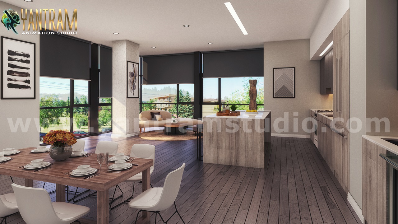Matt_Unit_Living_kitchen_Style_Decorating_Concept_of_Interior_Designers.jpg -  by Yantramarchitecturaldesignstudio