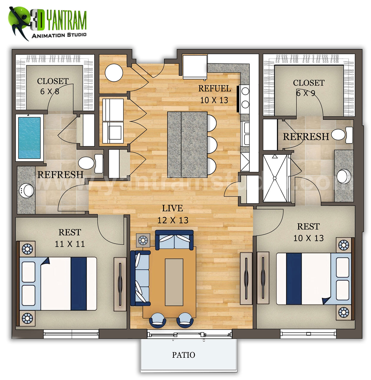2d-home-interactive-floor-plan-layout-with-furniture-design-developer-by-section-designer.jpg -  by Yantramarchitecturaldesignstudio