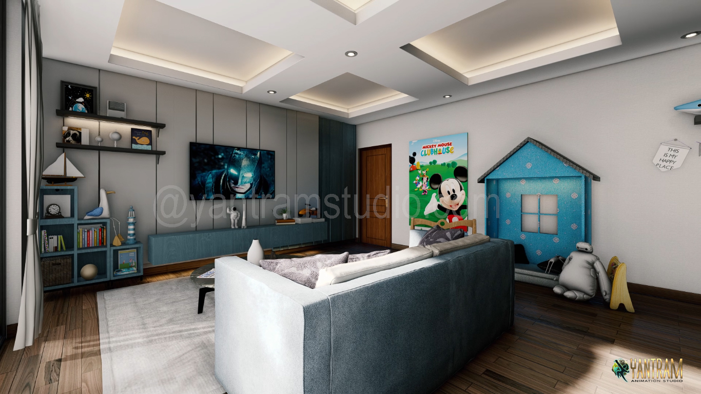 3d-interior-visualization-Designed-living-room-in-Chicago-Illinois-by-Yantram-3d-architectural-rendering-company.jpg -  Designers at Yantram 3d interior visualization Studio have created ideas fully for a future kid's room in Chicago, Illinois. by Yantramarchitecturaldesignstudio