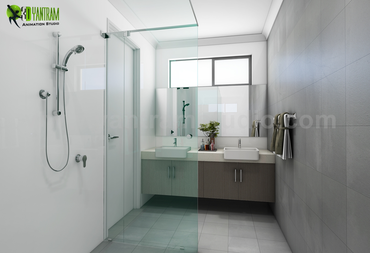 3-Bathroom-Rendering-View-White-Marble.jpg -  by Yantramarchitecturaldesignstudio