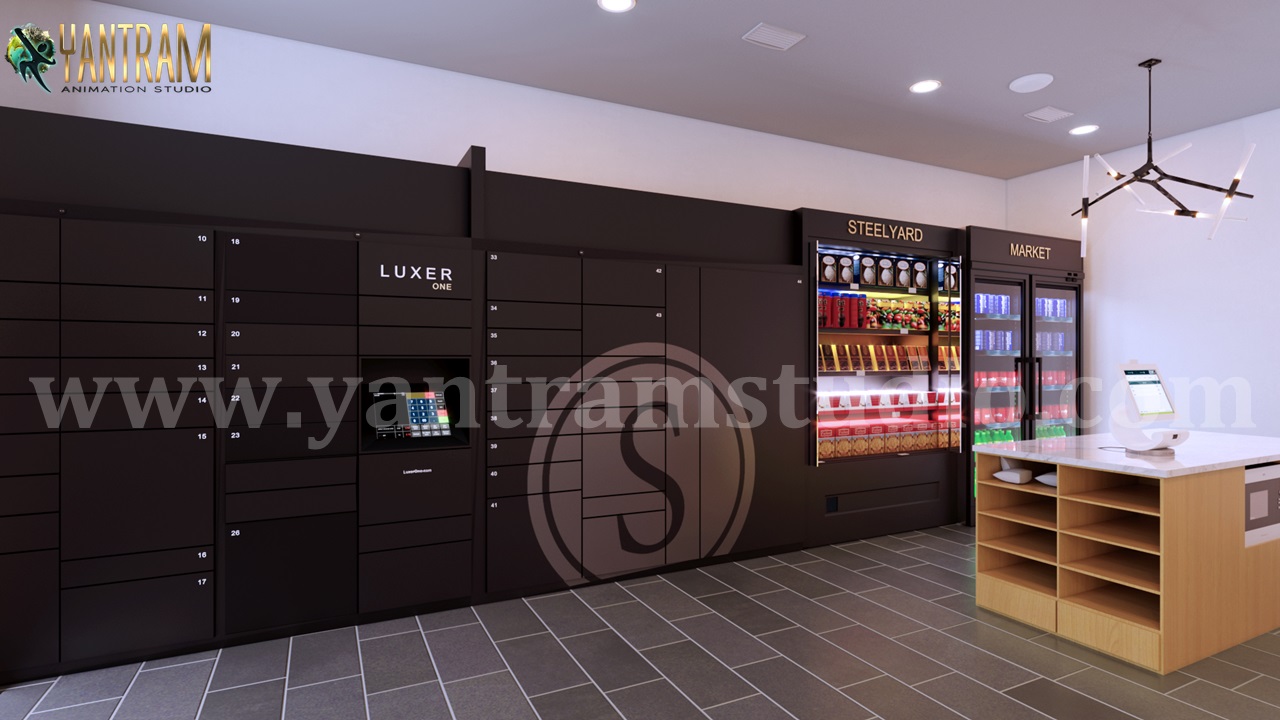 Modern Supermarket 3d interior rendering by 3d architectural design.JPG -  by Yantramarchitecturaldesignstudio