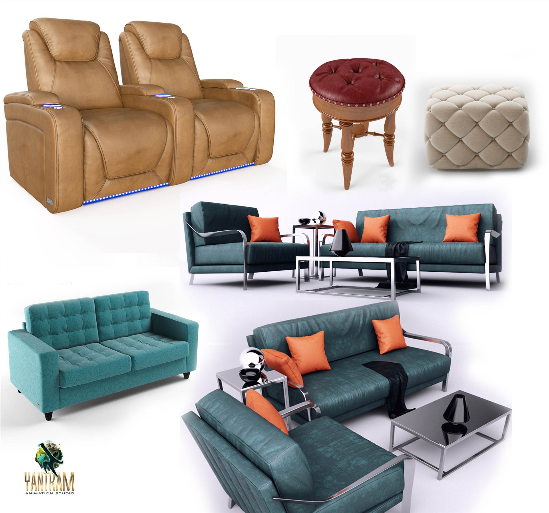 Realistic furniture 3d Product Modeling company \x26 3d Product visualization services - Denton, Texas.jpg -  by Yantramarchitecturaldesignstudio