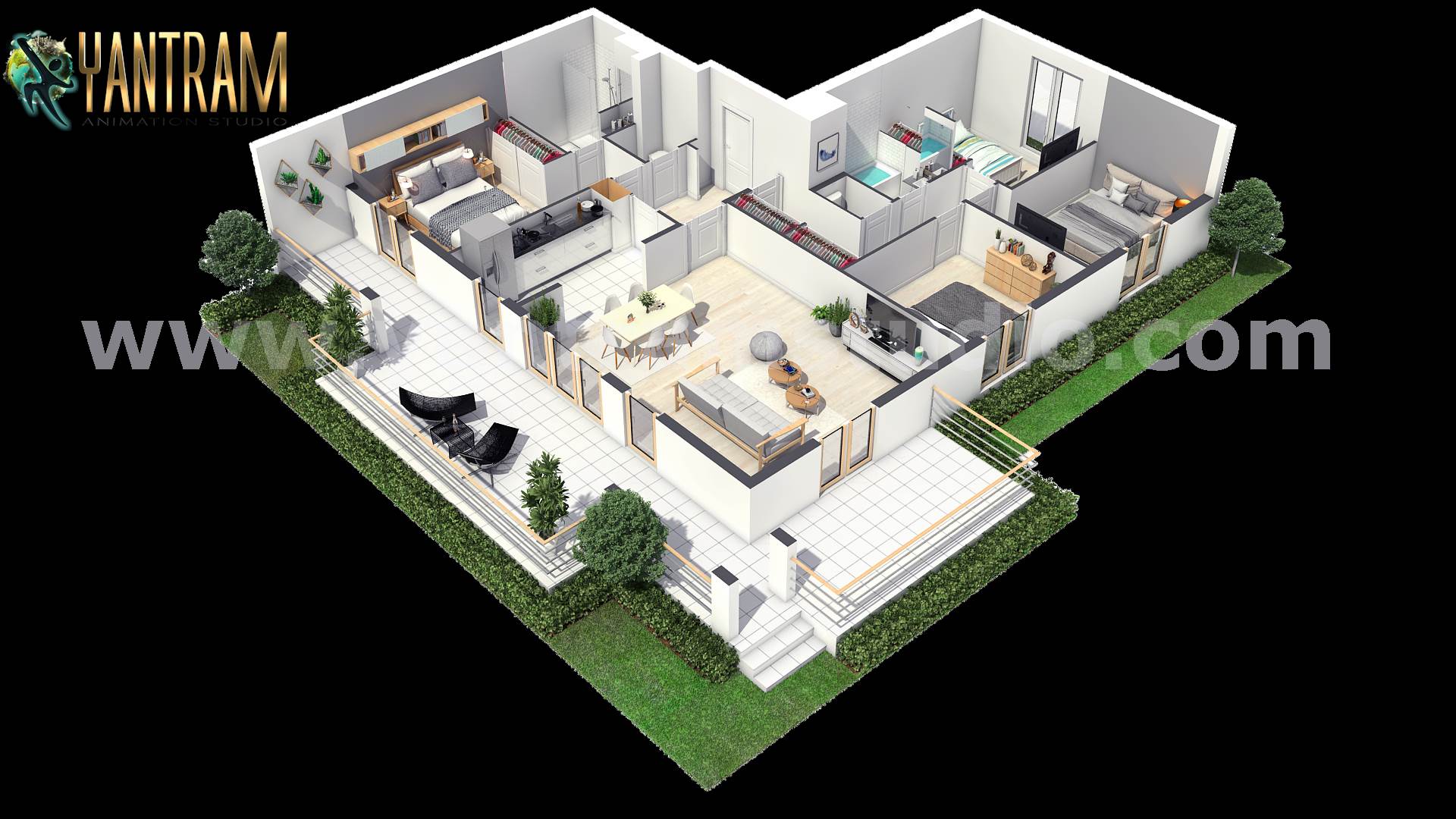 modern_house_3d_floor_plan_rendering_services_with_lendscaping_concept_by_architectural_modeling_firms.png -  by Yantramarchitecturaldesignstudio