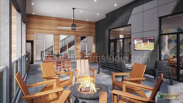 3D Interior Visualization of Sky Lounge in NewYork - 3D architectural animation company has created an amazing 3d interior visualization of Sky Lounge in New York City. This is one of our favorite Apartments design 3d interiors, which you can see in the Images above.