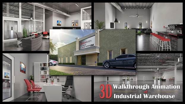 3D Walkthough design - On Wall There Is Multiple Poster To Adore To Eye, Also Glass View Location Are See To Very Neat. There Is Personal Cabin Where CEO Or Director Meet To Client. Walkthrough And Full HD Animation Design By Architectural Design Studio.