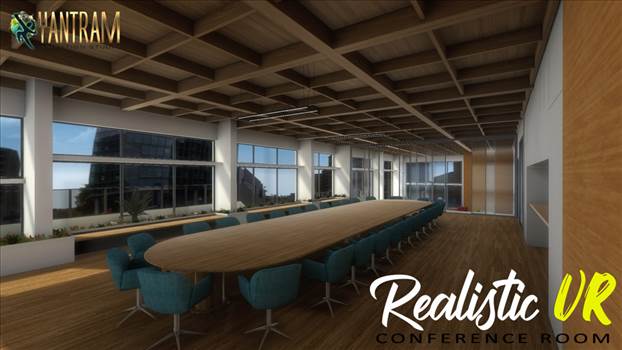 360-degree Realistic VR Conference Room–USA - 