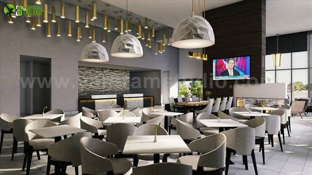 Project 40 : Restaurant Interior 
Client : 837. Scot 
Location :  Vegas, USA 

Check out best cafe, bar & restaurant interiors at Yantram 3d Interior Designers with the most stylish designs that make drinking and dining a treat for all the senses. lat